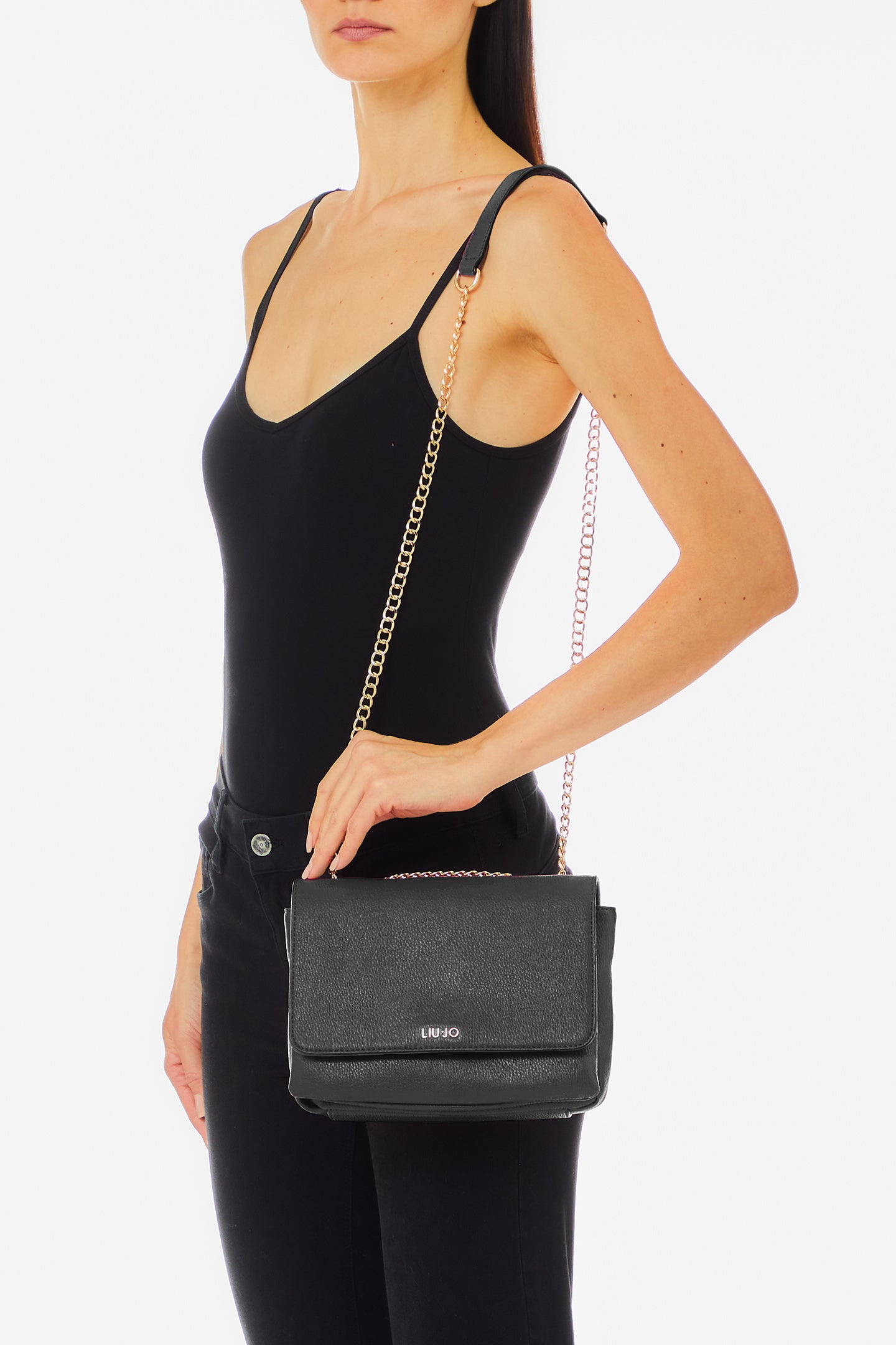 Zwarte crossbody