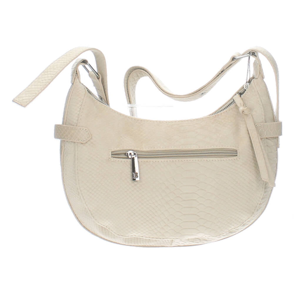 Beige schoudertas