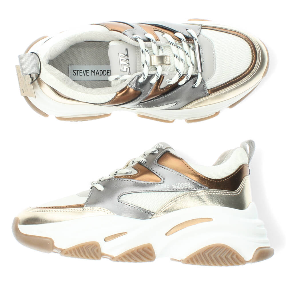 Gouden metallic sneakers