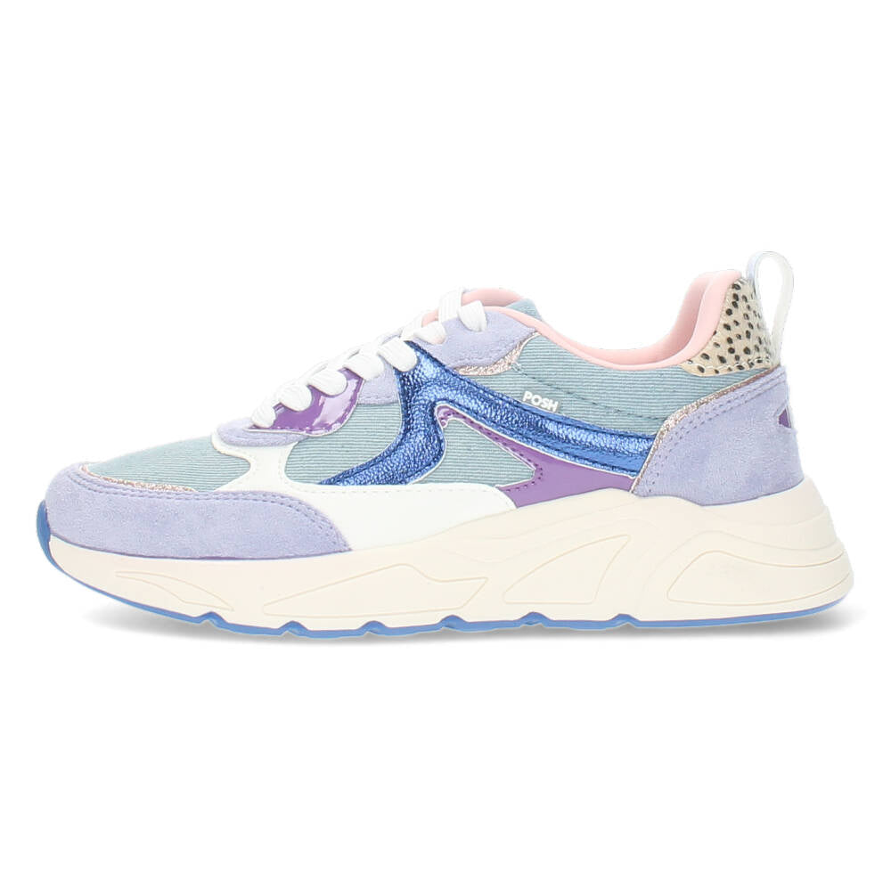 Blauwe sneakers