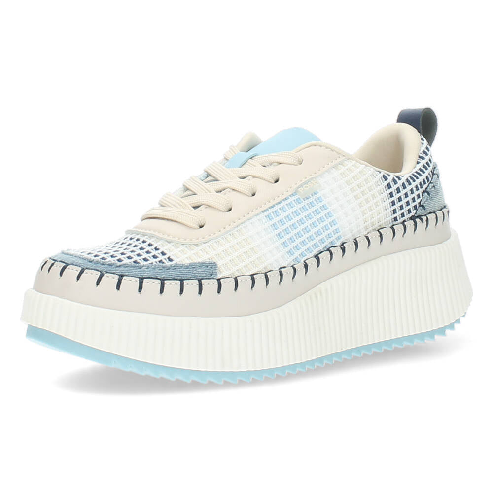 Blauwe sneakers