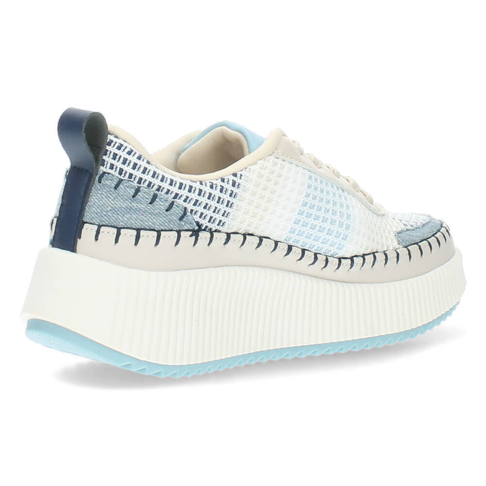 Blauwe sneakers