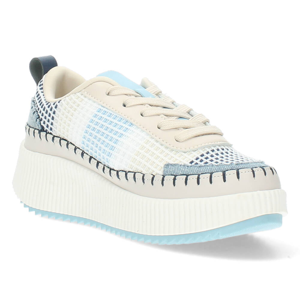Blauwe sneakers