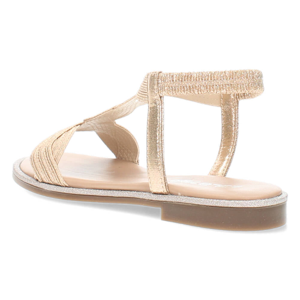 Rosé gouden sandalen