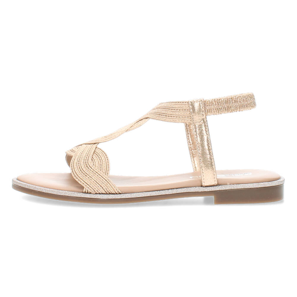Rosé gouden sandalen