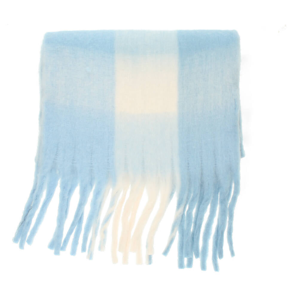 Blauwe sjaal