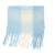 Blauwe sjaal