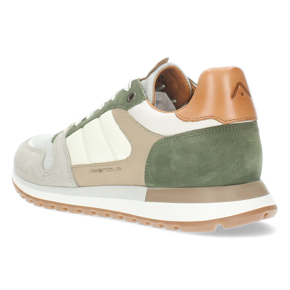 Beige/Groene sneakers