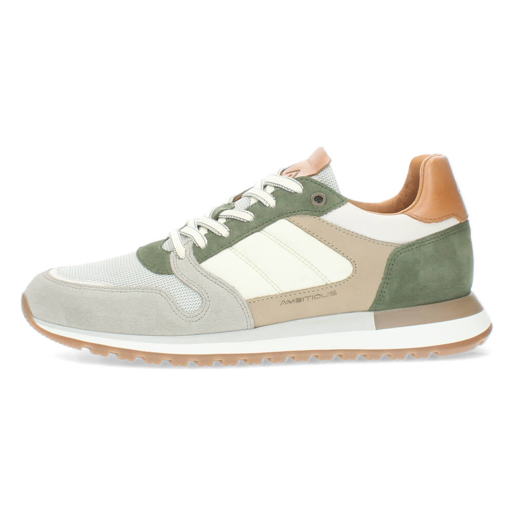 Beige/Groene sneakers