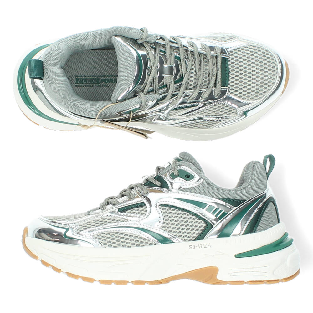 Zilveren sneakers