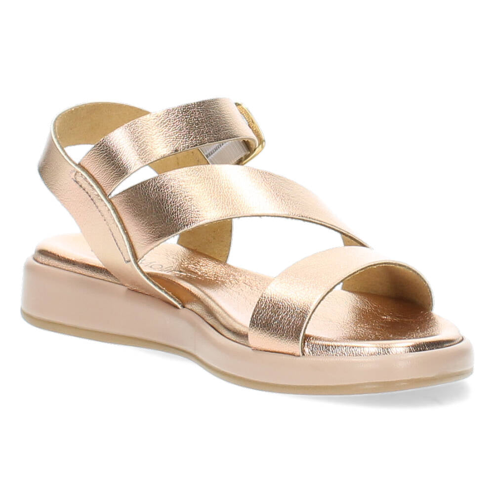 Rosé gouden sandalen