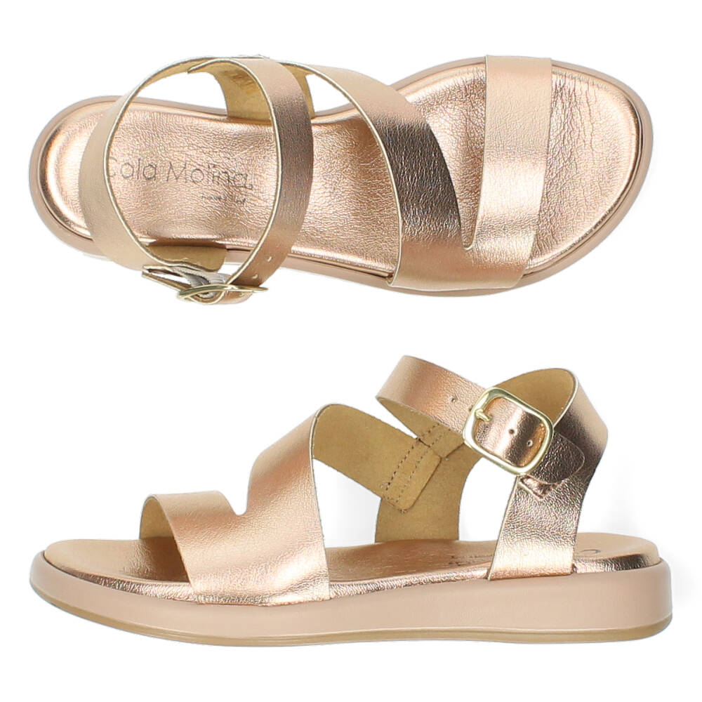 Rosé gouden sandalen
