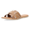 Cognac slippers