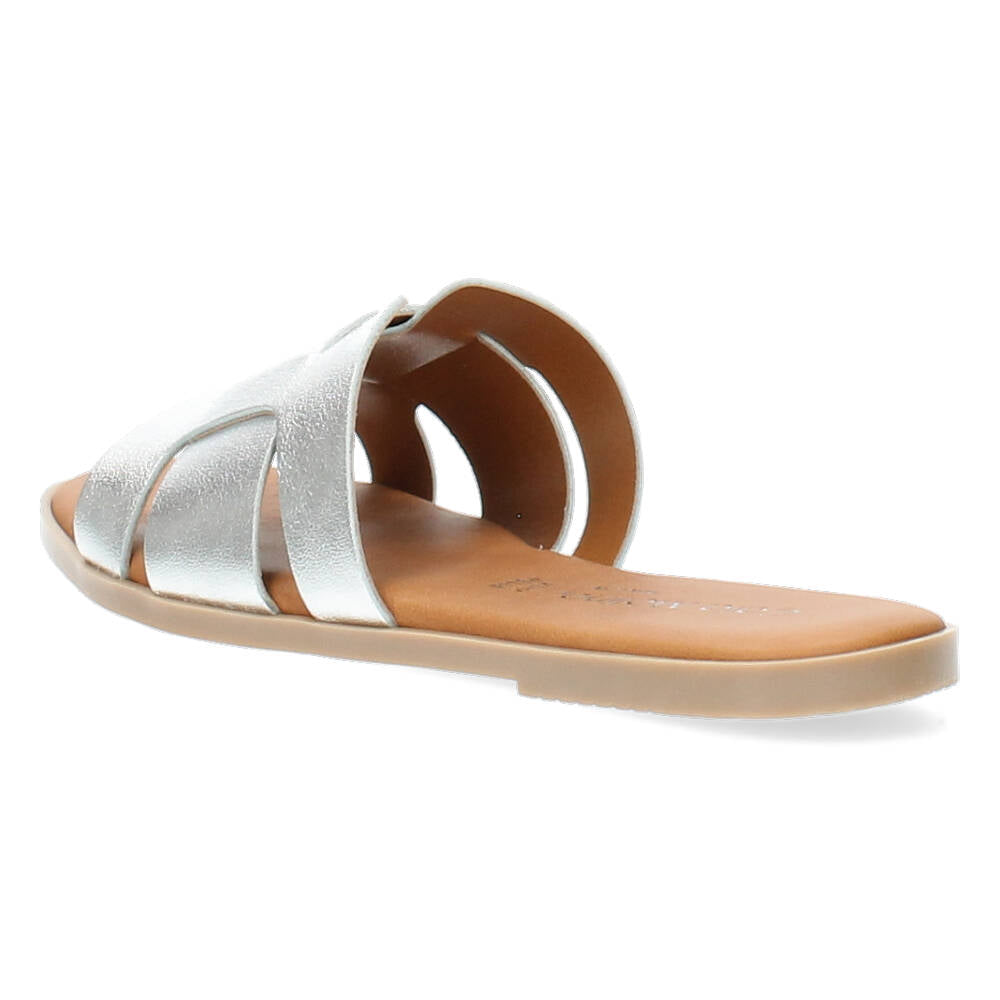 Zilveren slippers