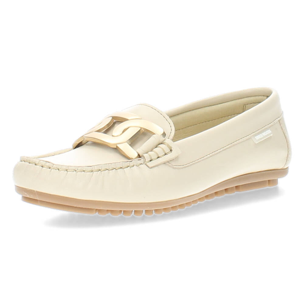 Beige mocassins
