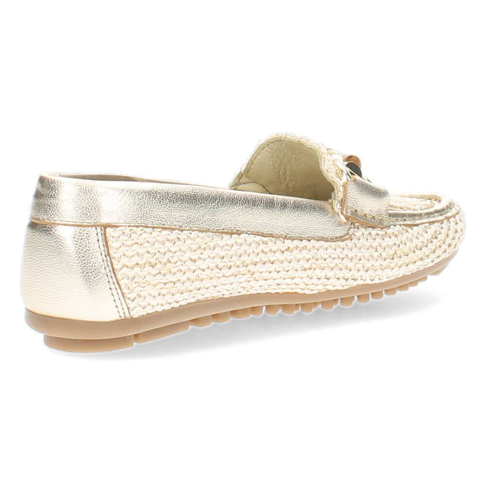 Ecru mocassins