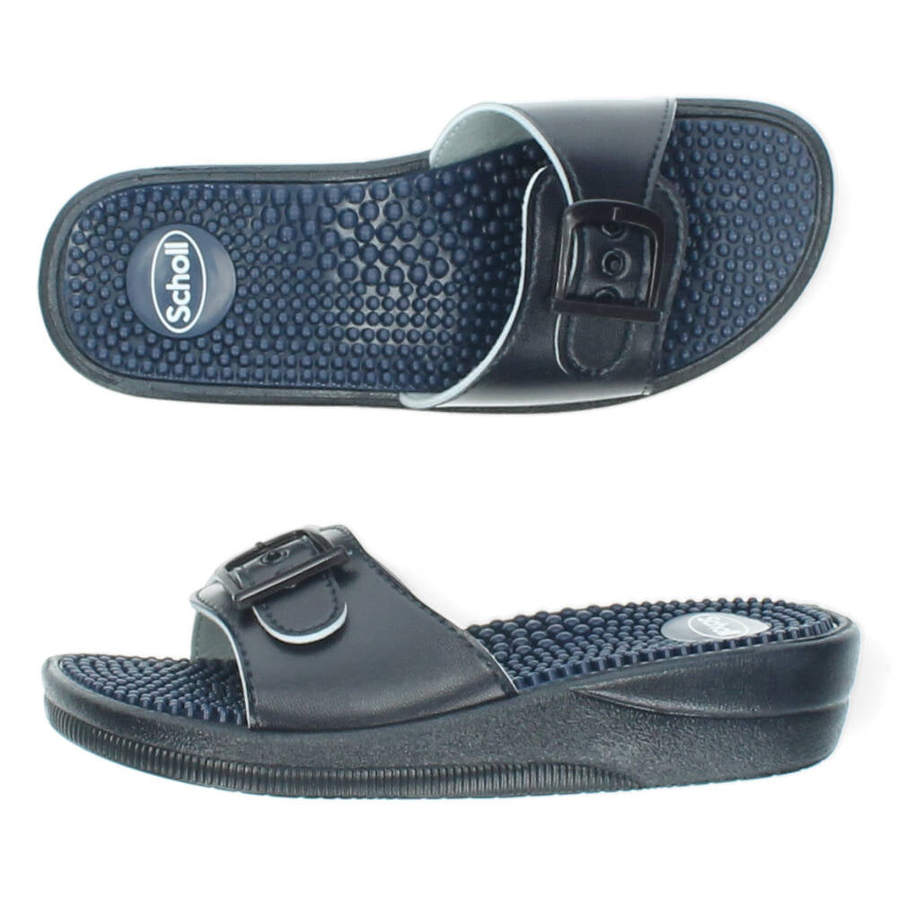 Blauwe slippers