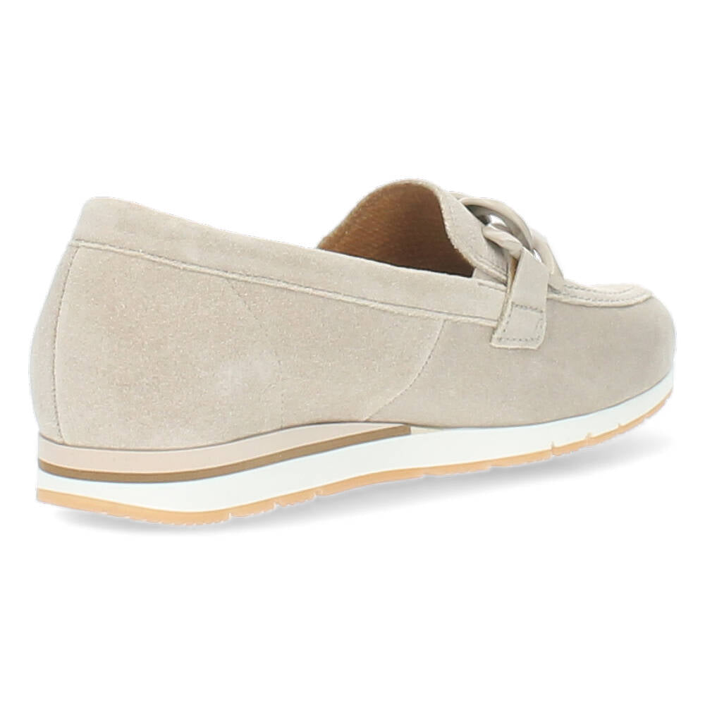 Beige loafers