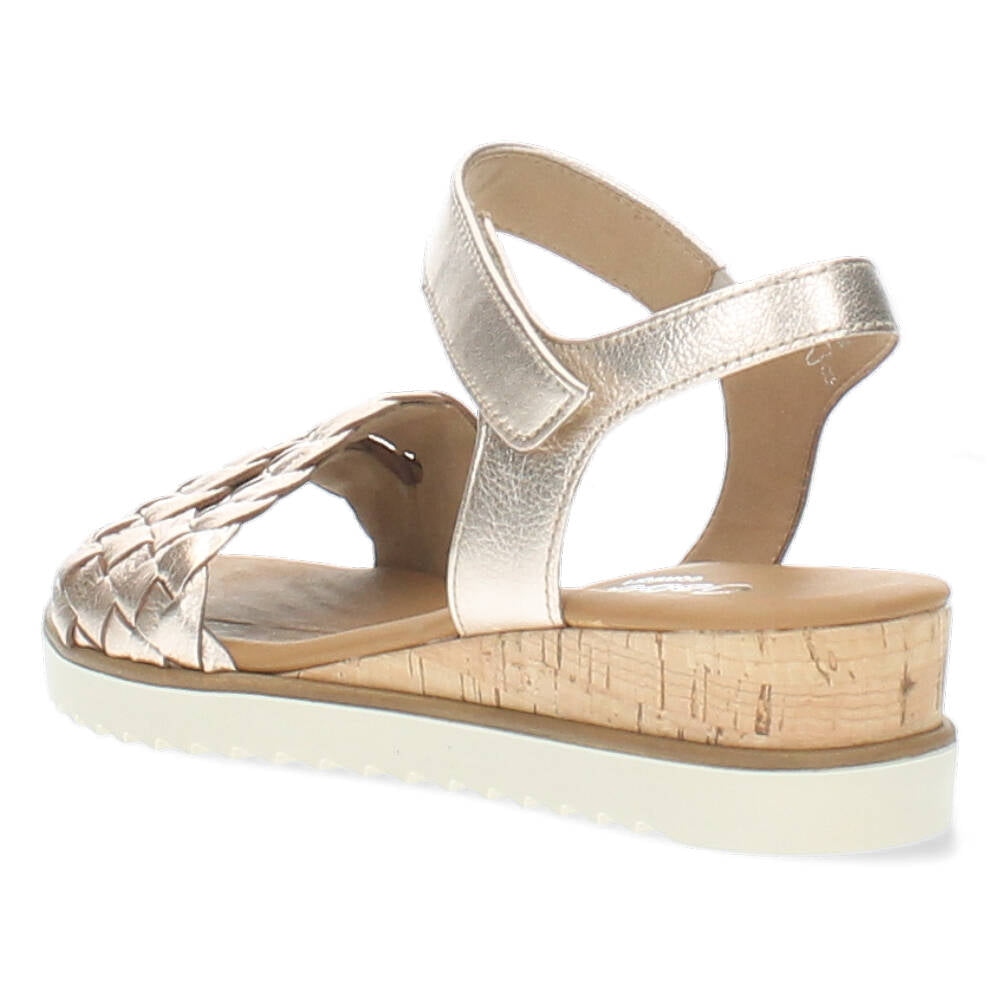 Rosé gouden sandalen