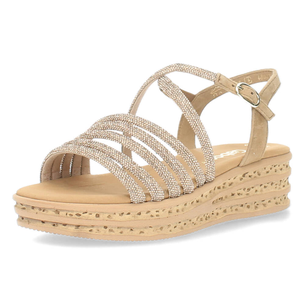Beige sandalen