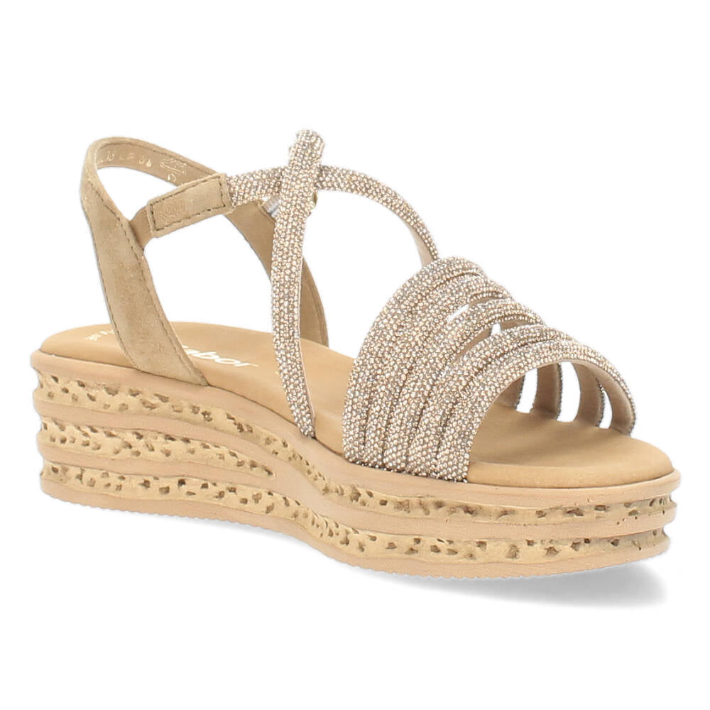 Beige sandalen