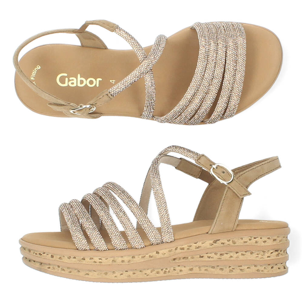 Beige sandalen
