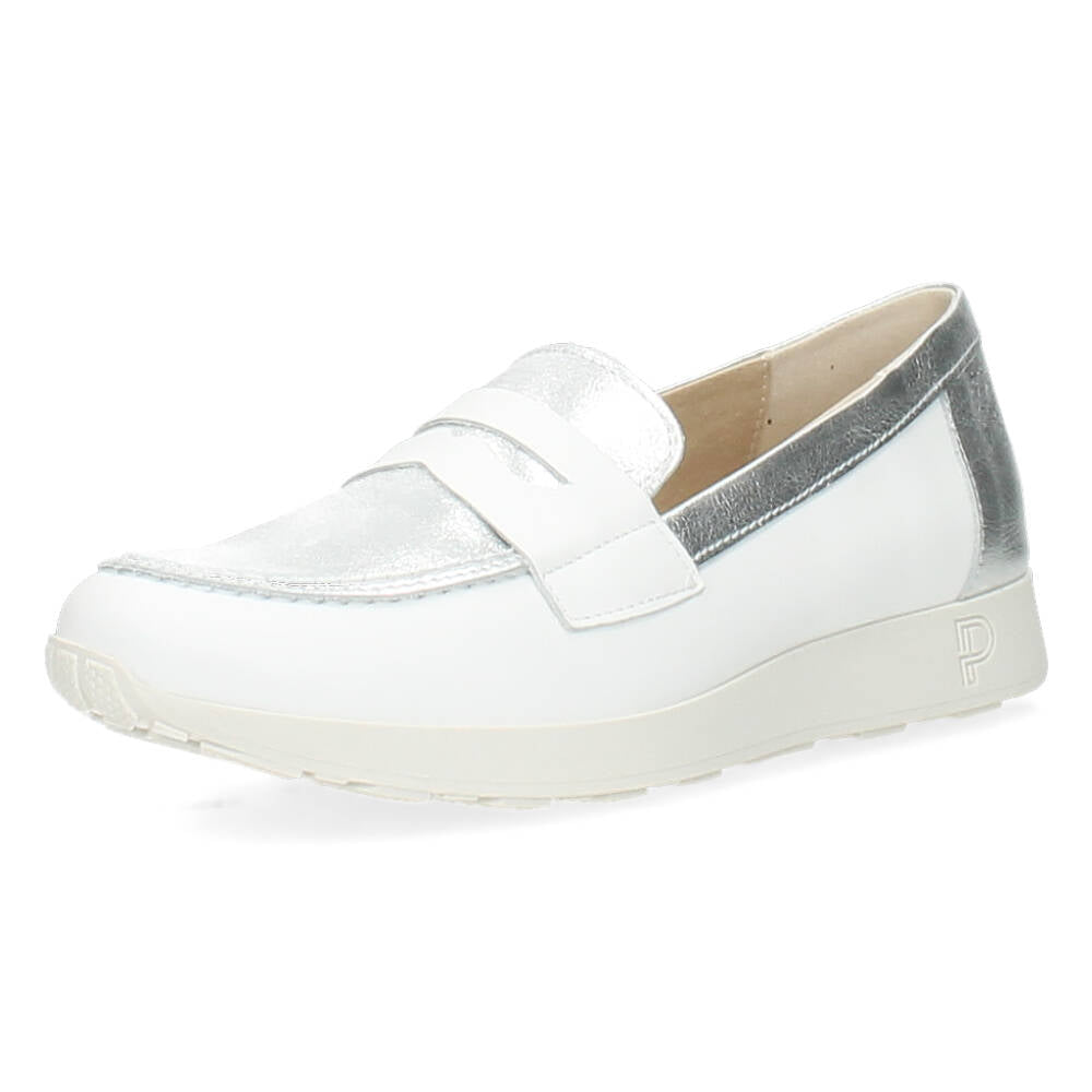 witte mocassin