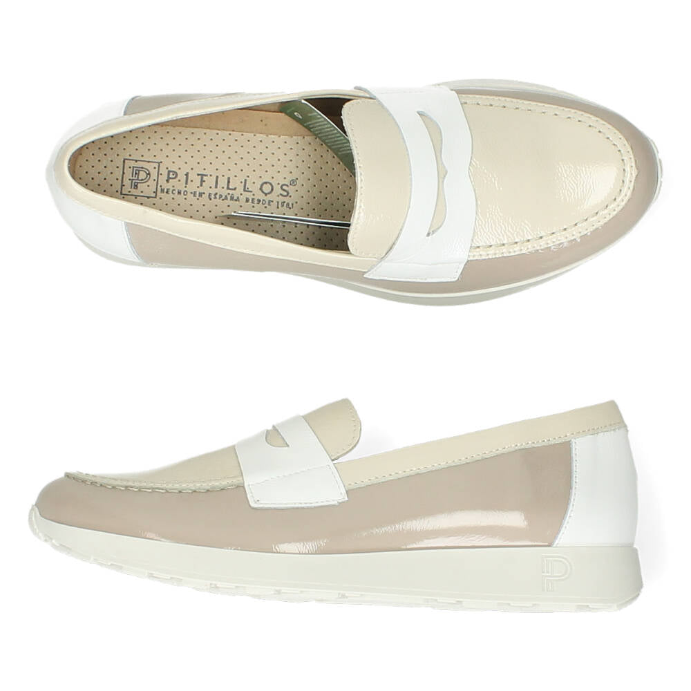 Taupe loafers