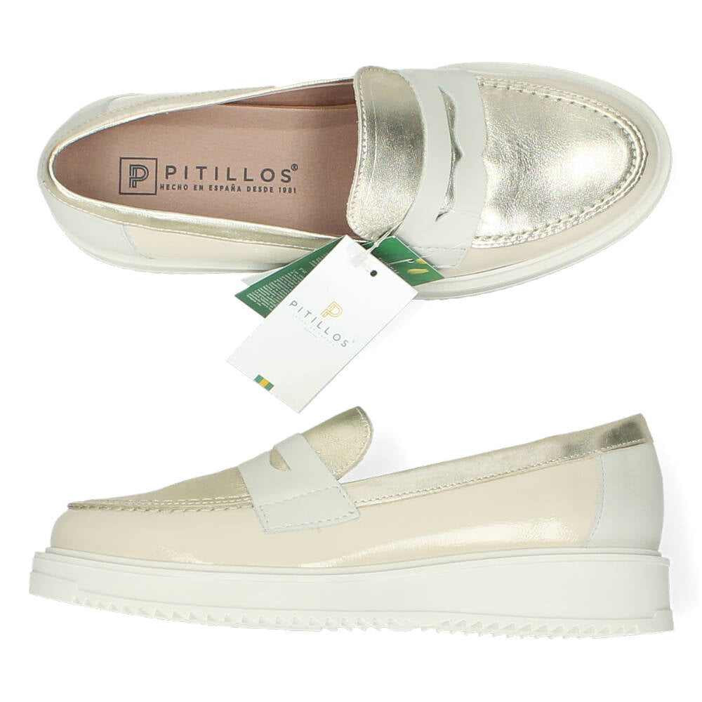 Ecru loafers