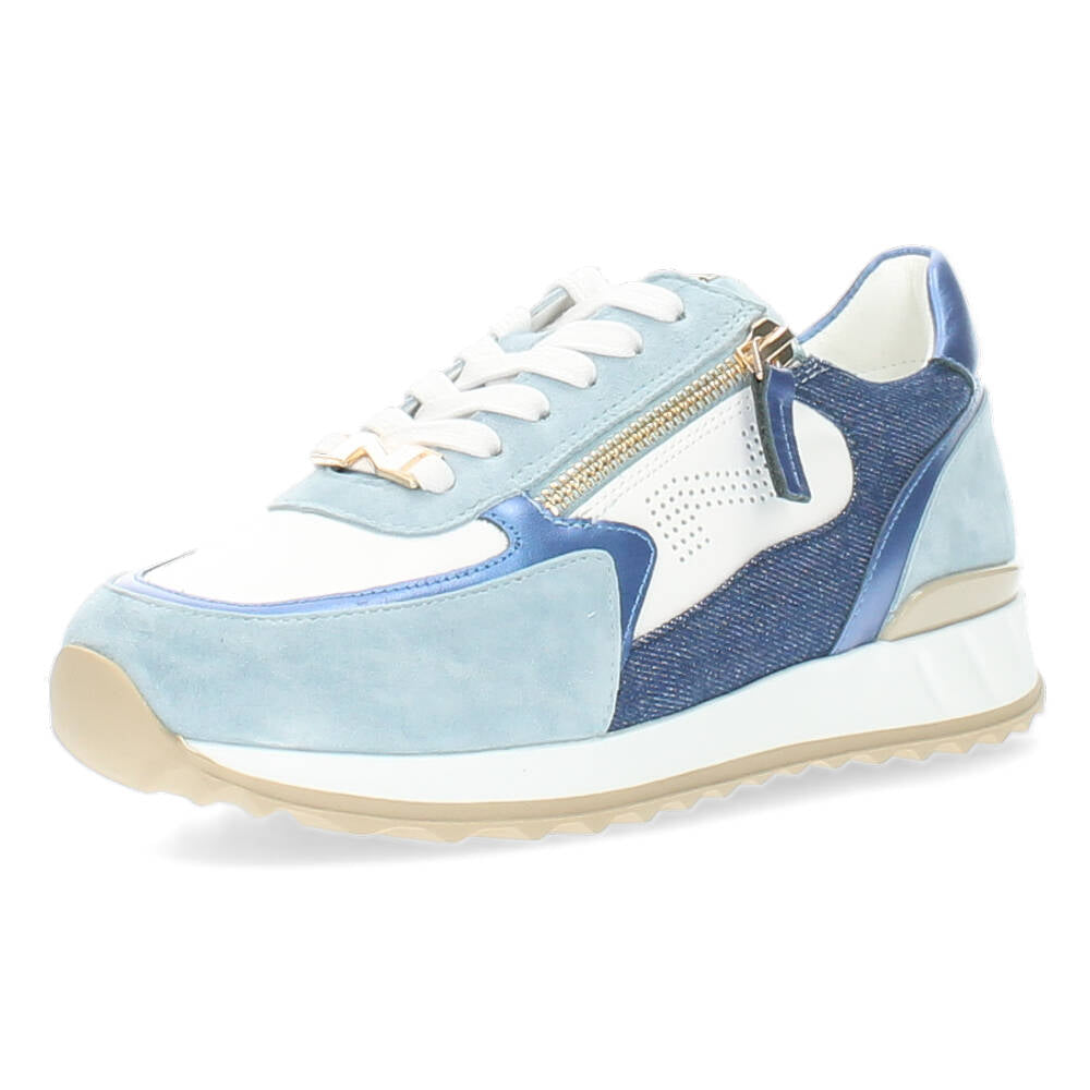 Blauwe sneakers