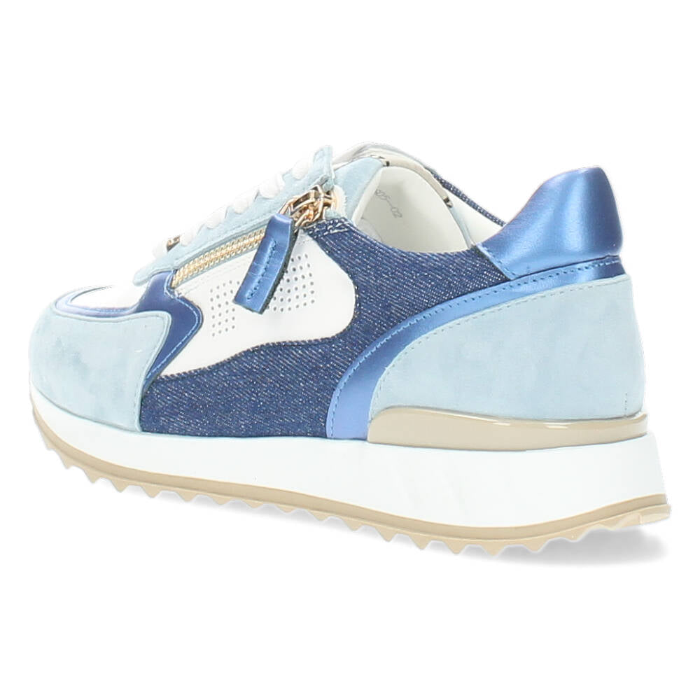 Blauwe sneakers
