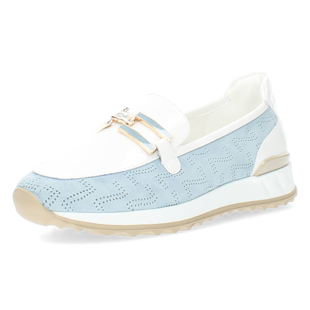 Blauwe loafers