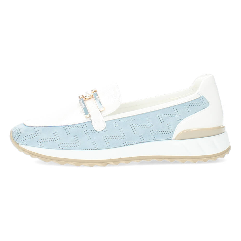 Blauwe loafers