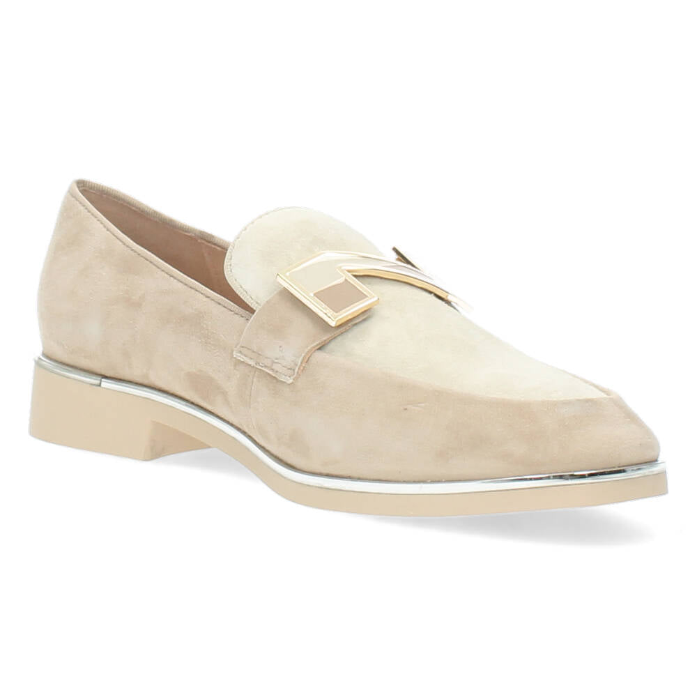 Beige loafers