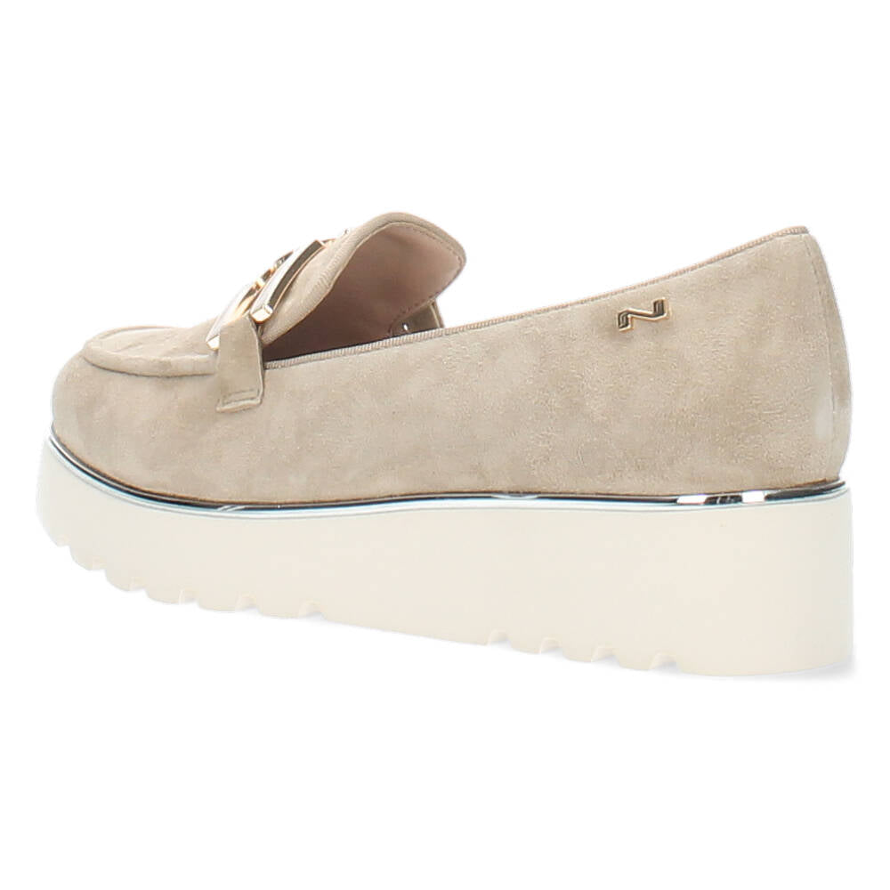 Beige loafers