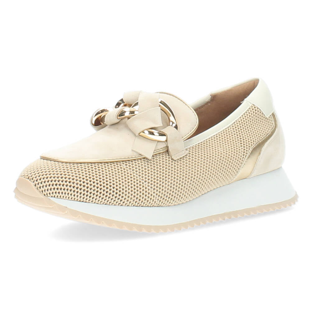 Beige loafers