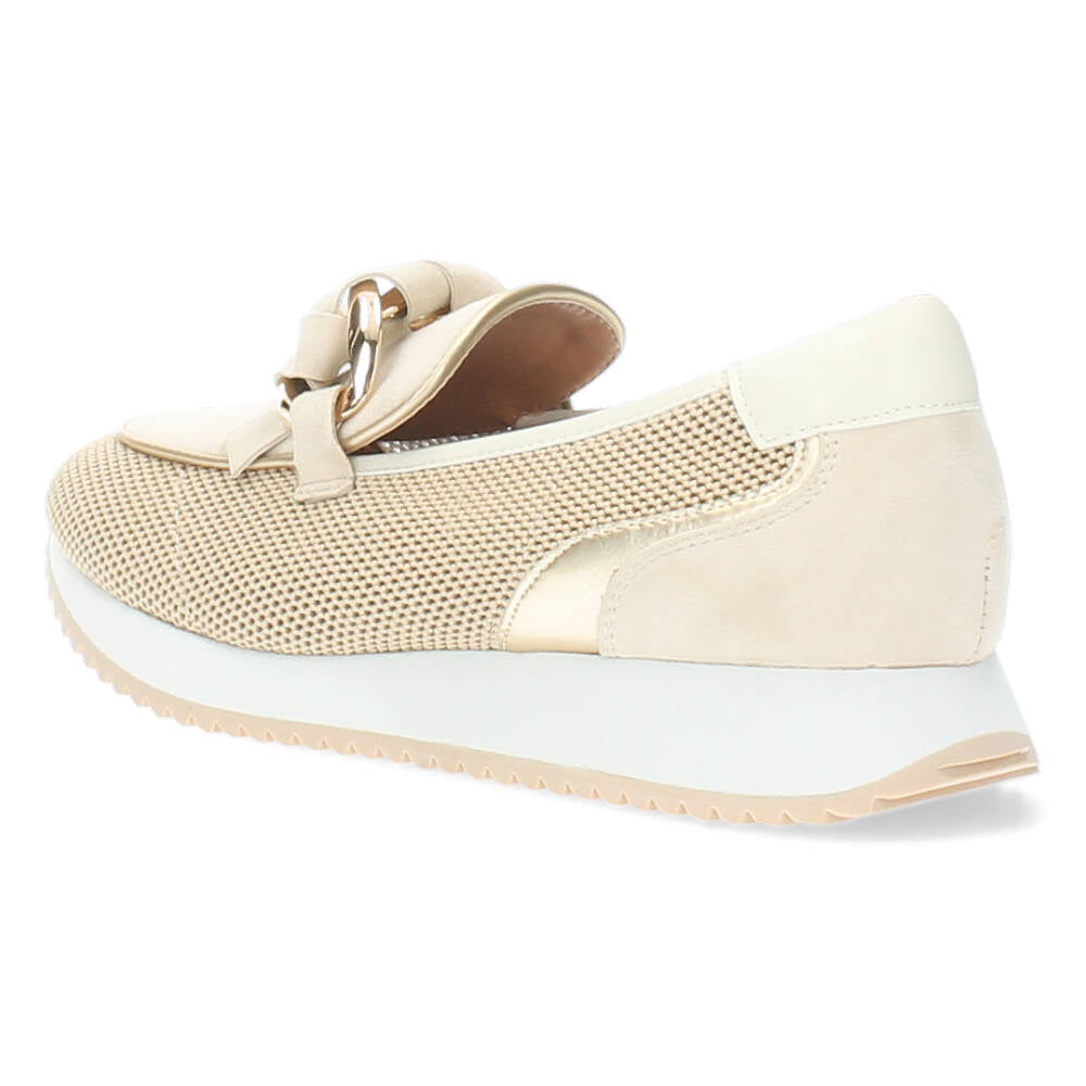 Beige loafers