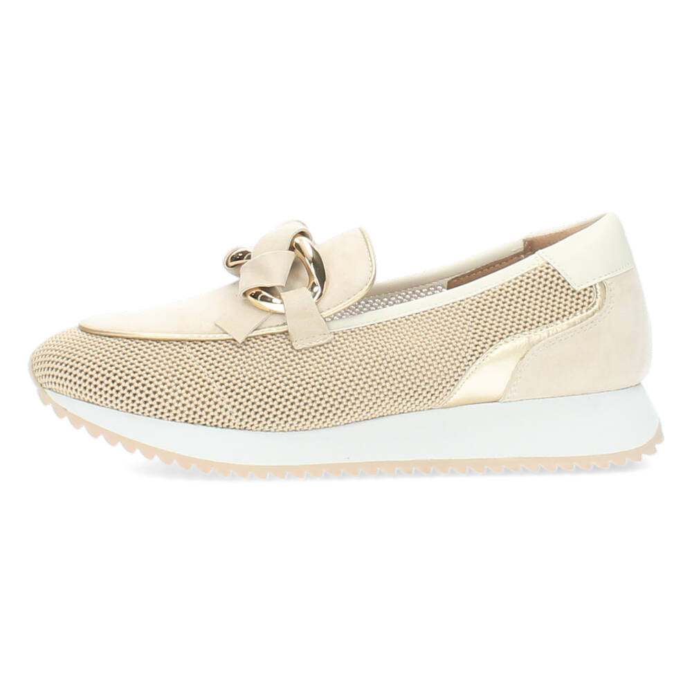 Beige loafers