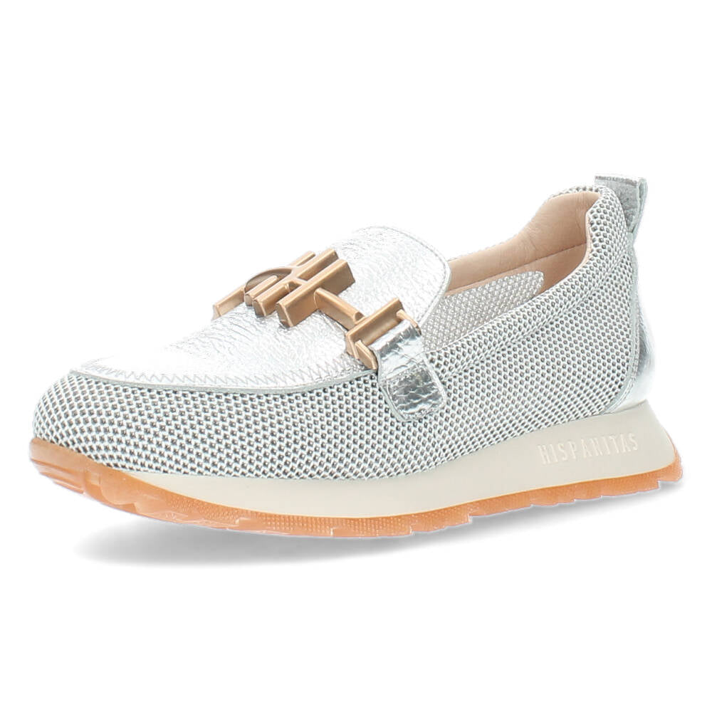Zilveren loafers