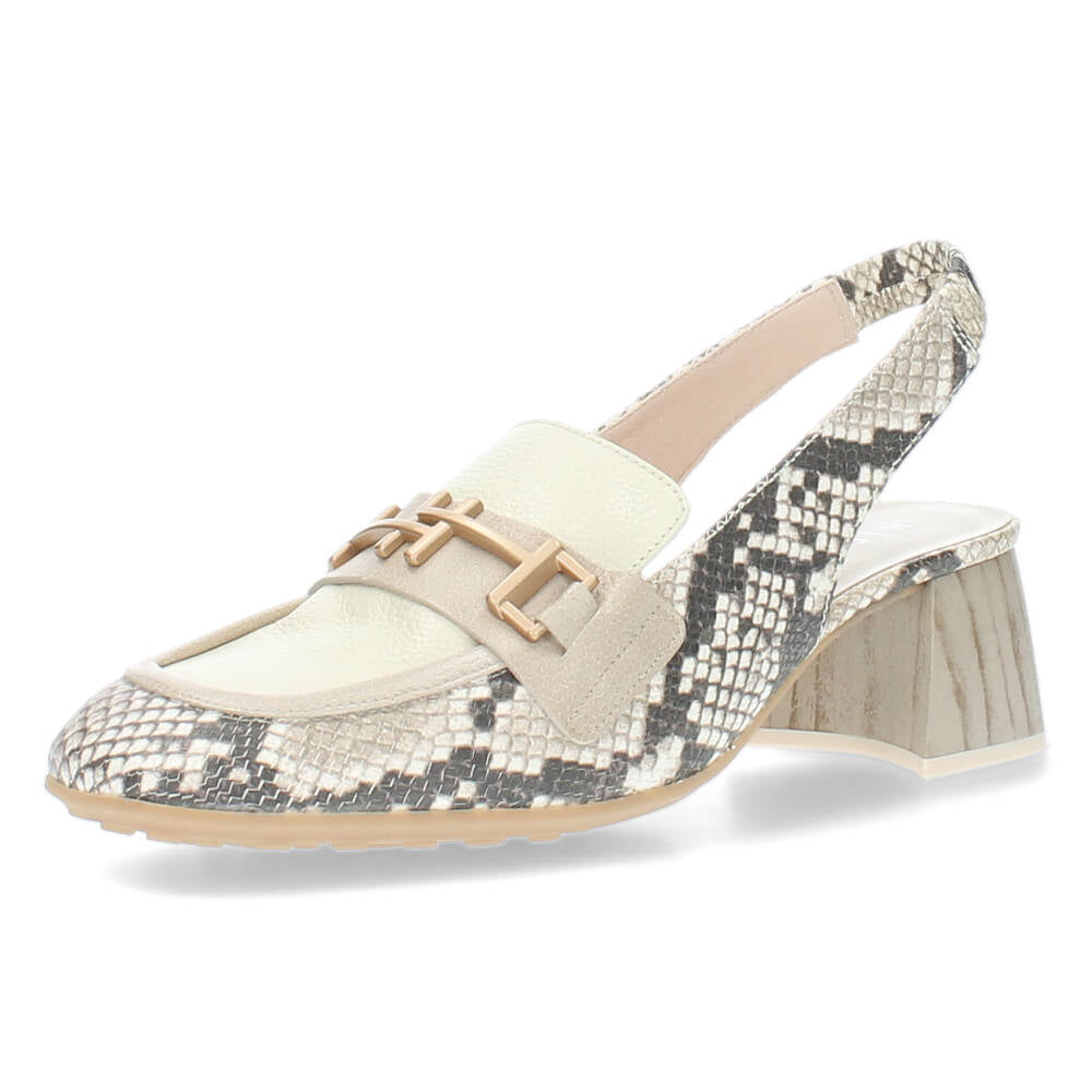Slangenprint slingbacks