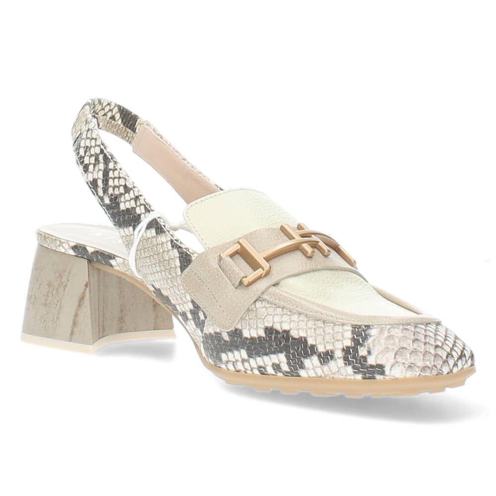 Slangenprint slingbacks