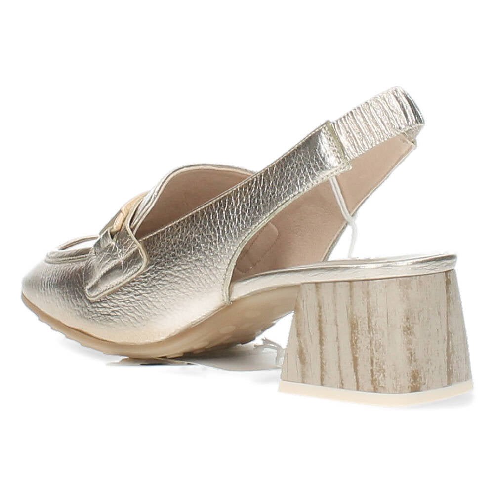 Gouden slingbacks