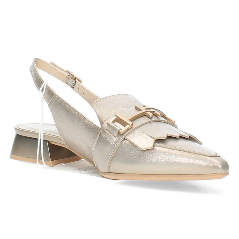 Gouden slingbacks