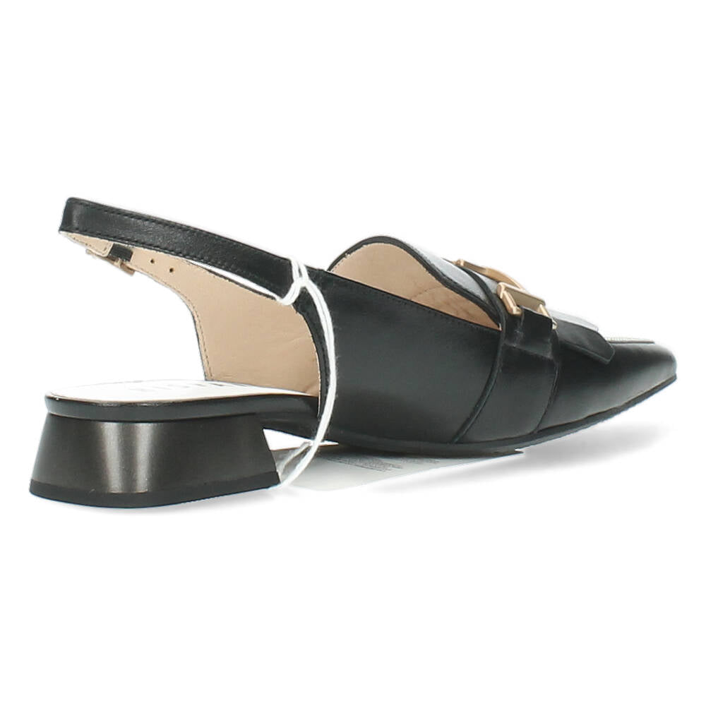 Zwart/Witte slingbacks