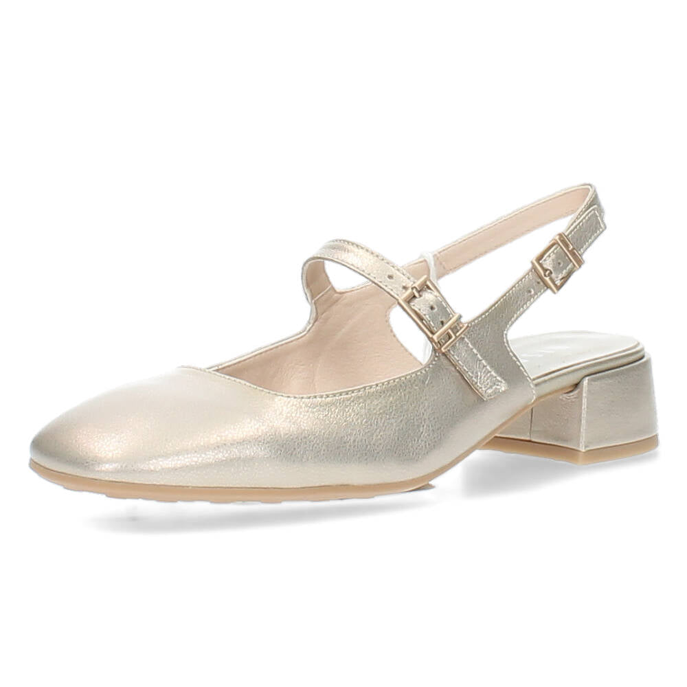 Gouden slingbacks