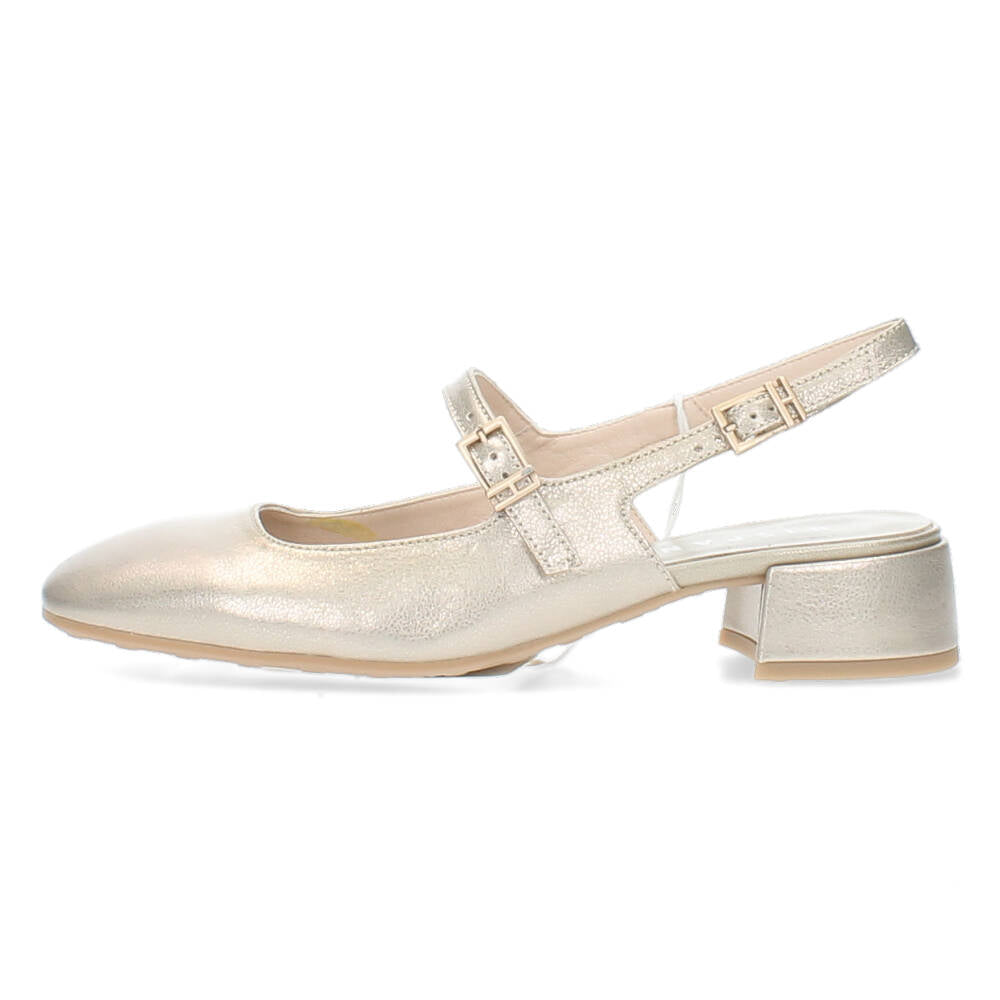 Gouden slingbacks