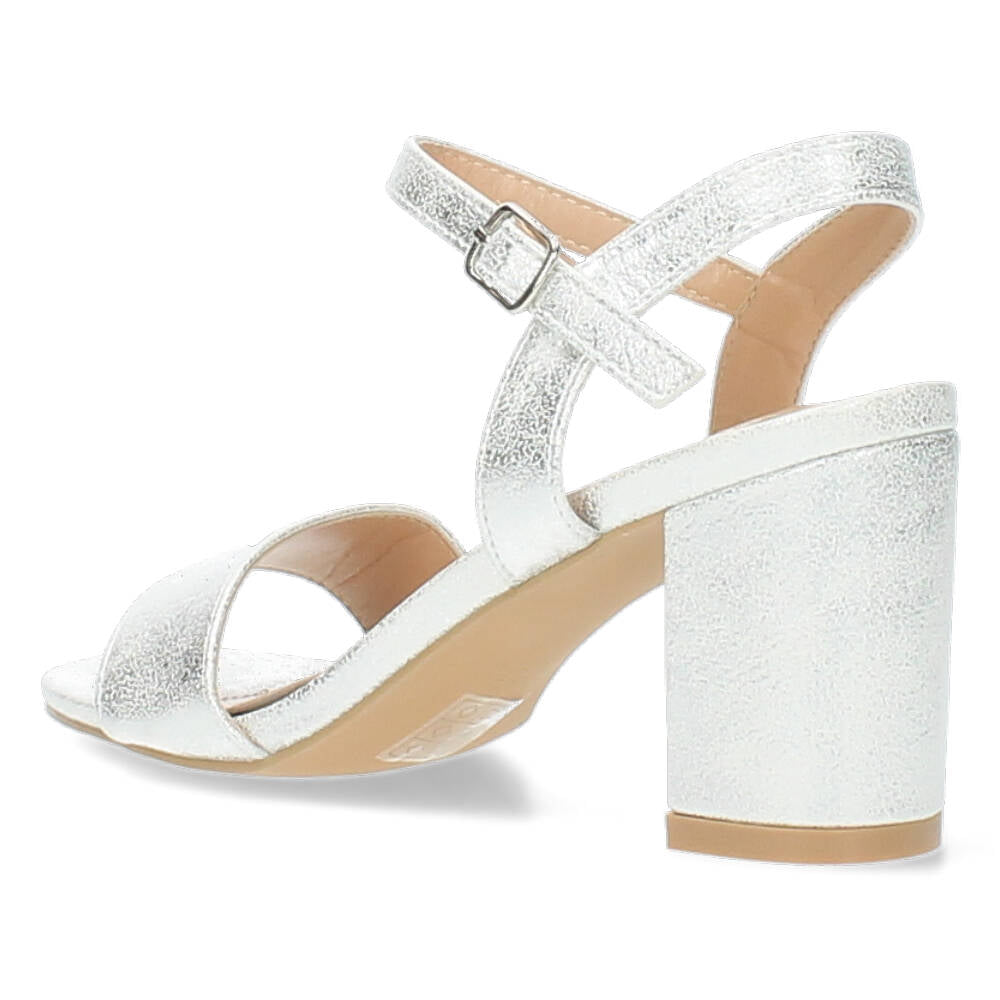 Zilveren sandalen