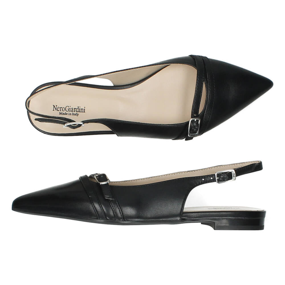 Zwarte slingbacks