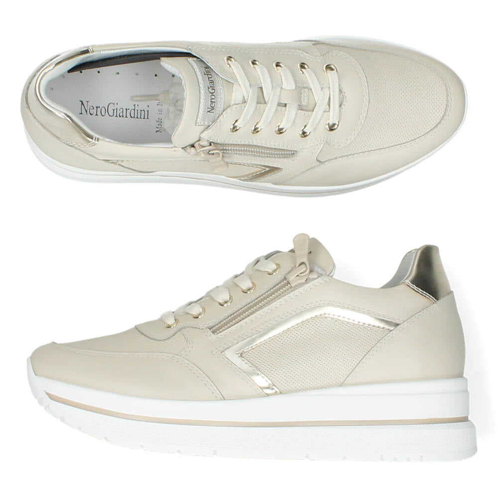 Beige sneakers