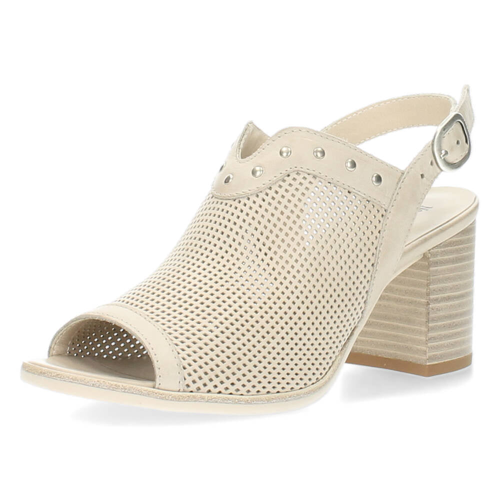Beige sandalen
